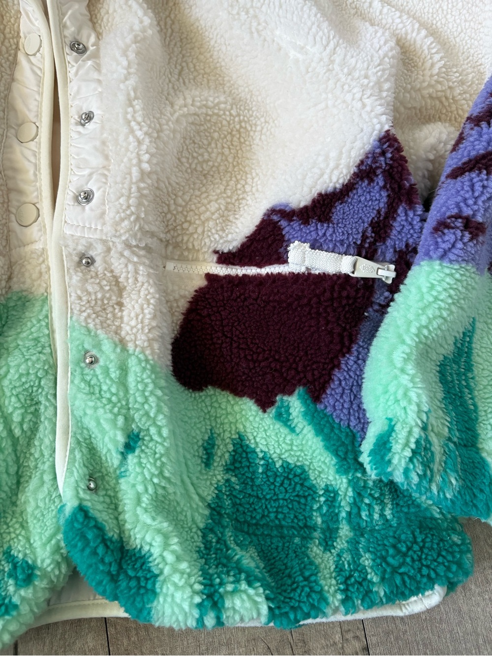 FP Movement by Free People Hit The Slopes Jacket with Sunrise Summit Print - Picture 6 of 9